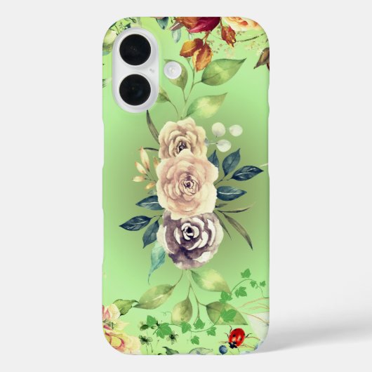 自然の魅力で電話スタイルを開花しよう」 Case-Mate iPhoneケース (裏面)