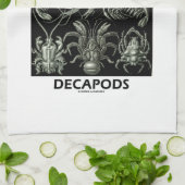 自然のDecapodsエルネストHaeckel Artforms キッチンタオル (折り畳み)