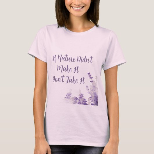 自然のTシャツ Tシャツ (正面)