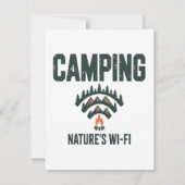 自然のWi-Fi キャンピング サンキューカード (裏面)