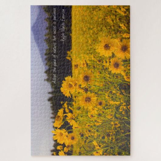 自然はです忍耐強い引用文のパズル(1014部分) ジグソーパズル (縦)