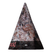 自然はピンクがかった石の地質学をあらゆる文字可能にします パーティーハット (右)