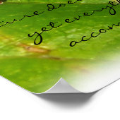 自然はポスターを急がない ポスター (角)