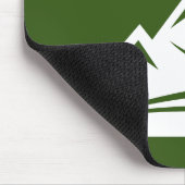 自然はロッキー山脈の屋外ハイキングを呼んでいる マウスパッド (コーナー)