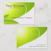 自然は名刺を抽出します 名刺 (正面/裏面)