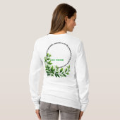 自然は地球上の生命の根幹である Tシャツ (裏面フル)