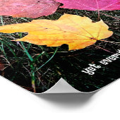 自然は急いでいない – すべてが達成される! ポスター (角)