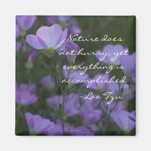 自然は急がない マグネット (正面)