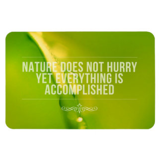 自然は急がない |感動的引用文 マグネット