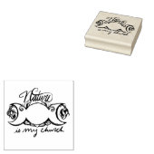 自然は教会 ラバースタンプ (押印)