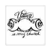 自然は教会 ラバースタンプ (インプリント)