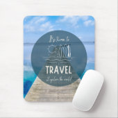 自然は旅行の引用文 マウスパッド (マウス)