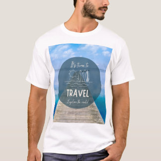 自然は旅行の引用文 Tシャツ