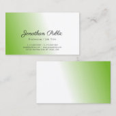 自然は環境のエレガントなデザインの平野を保護します 名刺 (正面/裏面)