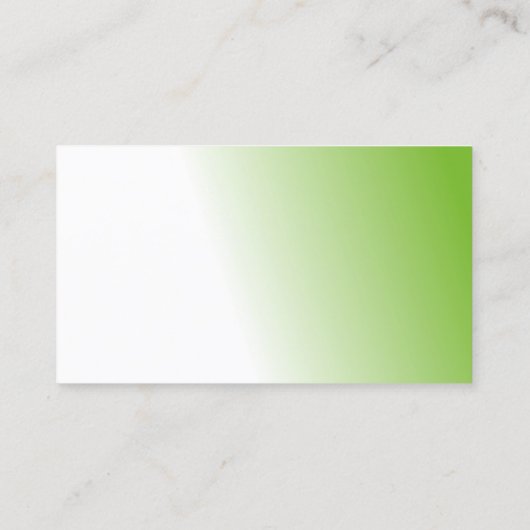 自然は環境のエレガントなデザインの平野を保護します 名刺 (裏面)