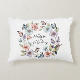 「自然は癒し」 アクセントクッション