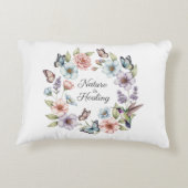 「自然は癒し」 アクセントクッション (裏面)