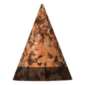 自然は石の地質学のオレンジ花こう岩をあらゆる文字可能にします パーティーハット (裏面)