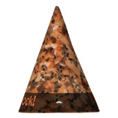 自然は石の地質学のオレンジ花こう岩をあらゆる文字可能にします パーティーハット (右)