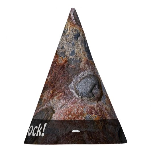 自然は石の地質学の汚い石をあらゆる文字可能にします パーティーハット (右)