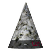 自然は石の地質学の白い花こう岩をあらゆる文字可能にします パーティーハット (左)