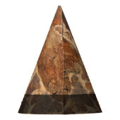 自然は石の地質学の石塀をあらゆる文字可能にします パーティーハット (裏面)