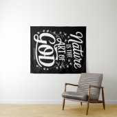 自然は神の芸術の感動的デザイン タペストリー (インサイチュ(横))