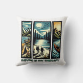 自然は私のセラピー クッション (裏面)