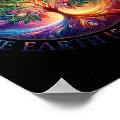 自然は私の宗教は地球は私の教会のマンダ ポスター (角)