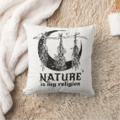 自然は私の宗教 クッション (ブランケット)