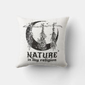 自然は私の宗教 クッション (裏面)
