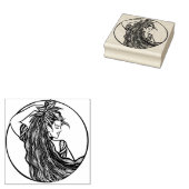 自然は私の教会のドルイド女神 ラバースタンプ (押印)