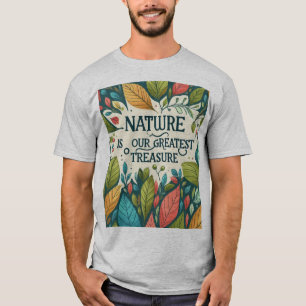 自然は素晴らし宝のTシャツ Tシャツ
