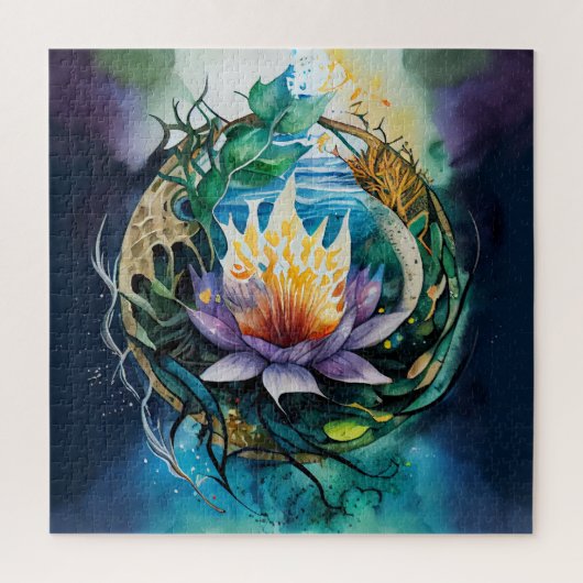 自然への没入力の回復 ジグソーパズル (縦)