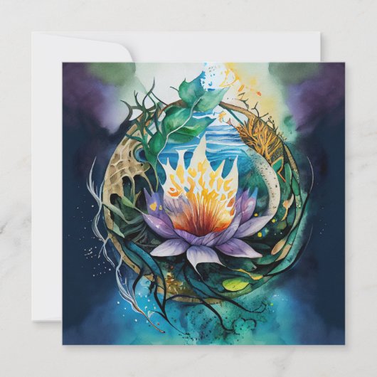 自然への没入力の回復 招待状 (正面)