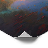 自然への魅惑的なハート ポスター (角)