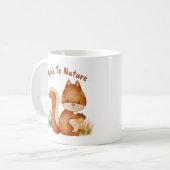 自然へ コーヒーマグカップ (正面左)