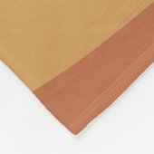 自然ぼほ抽象芸術波渦線テラコッタ フリースブランケット (角)