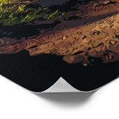 自然やる気を起こさせる引用文 – 知恵の言葉 ポスター (角)