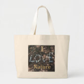 自然やギフトが大好き ラージトートバッグ (正面)