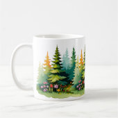 自然をテーマにしたマグカップ!穏やかな森から コーヒーマグカップ (左)