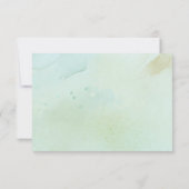 自然をテーマにした結婚式のRSVPカード 出欠カード (裏面)