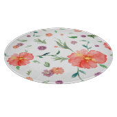 自然をテーマにした花切り盤 – 贈り物 カッティングボード (角)