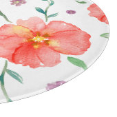 自然をテーマにした花切り盤 – 贈り物 カッティングボード (角)