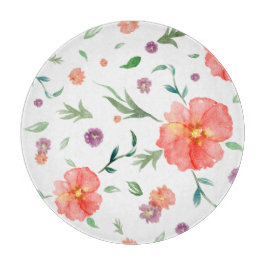 自然をテーマにした花切り盤 – 贈り物 カッティングボード