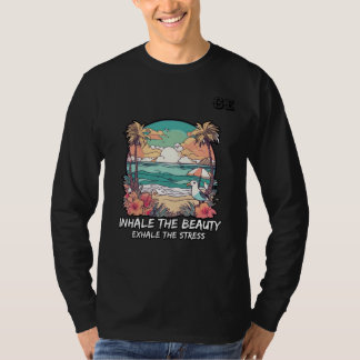 自然を受け入れ疑問に思る Tシャツ