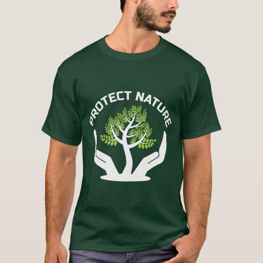 自然を守る Tシャツ (正面)