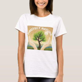自然を守ろう - 神秘的な生命の樹のデザイン Tシャツ