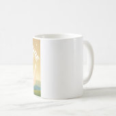 自然を守ろう - 神秘的な生命の樹 デザイン コーヒーマグカップ (正面右)