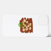 自然を愛するシンプルなデザイン 田舎風の花模様 Case-Mate iPhoneケース (裏面 (横))
